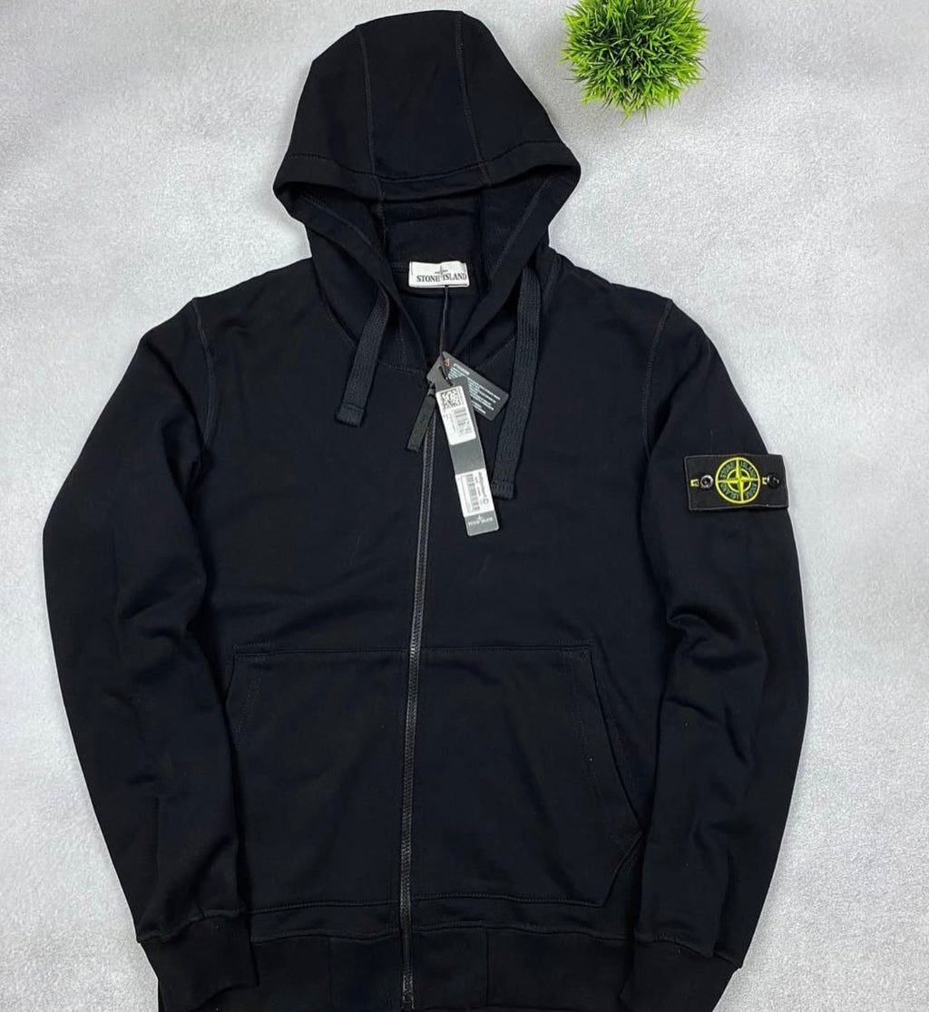 2x1 : Felpa Zip Stone Island Cappuccio