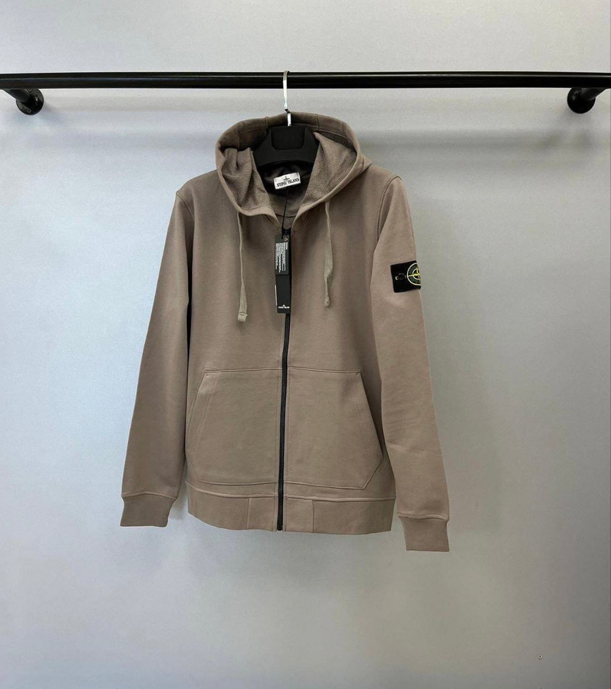 2x1 : Felpa Zip Stone Island Cappuccio