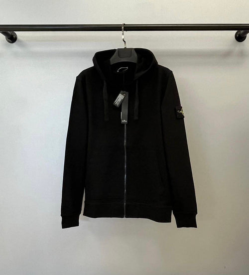 2x1 : Felpa Zip Stone Island Cappuccio